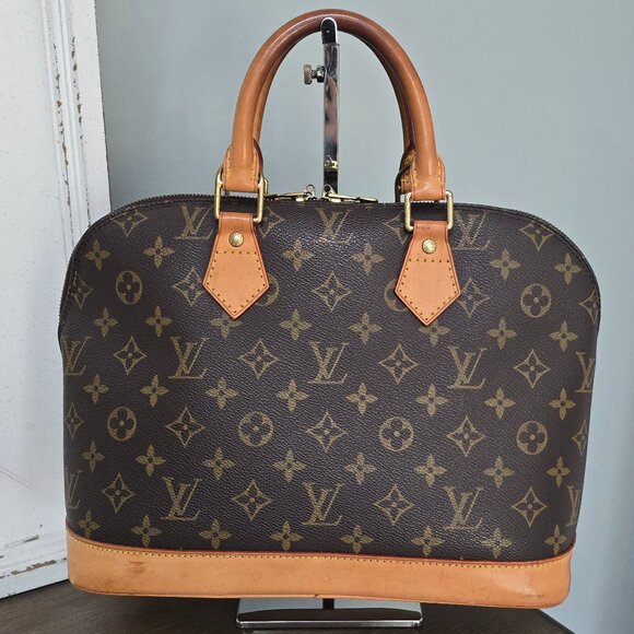 Alma PM (2001) Brown Monogram Louis Vuitton Bag - Picture 1 of 16